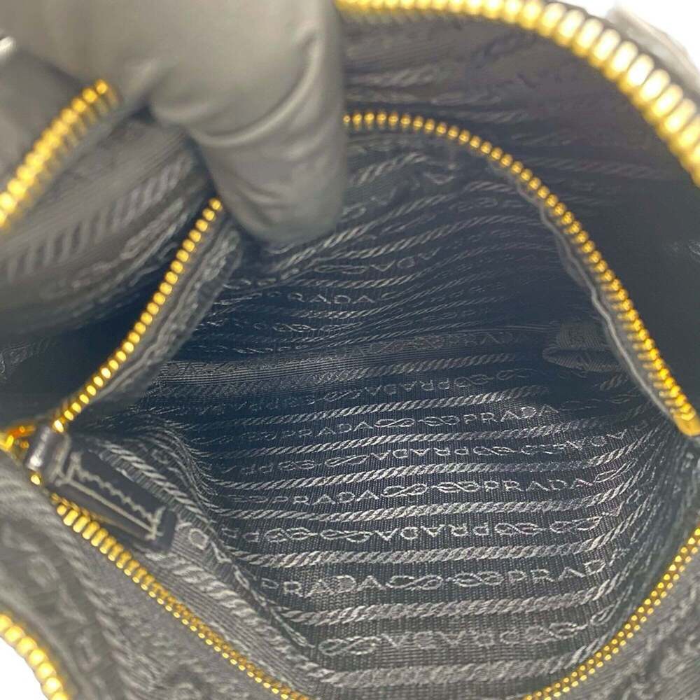 PRADA Black Leather Shoulder Bag - Picture 10 of 10